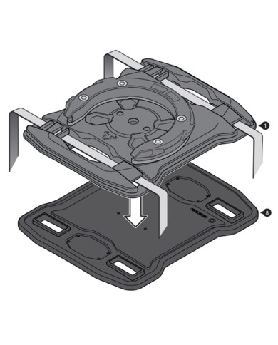 KIT DE FIJACIÓN SW-MOTECH EVO SEAT RING ASIENTO TRASERO TRT.00.640.21500/B