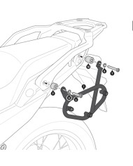 KIT DE FIJACION MALETAS LATERALES Y ALFORJAS SW-MOTECH SLC IZQUIERDO HONDA HTA.01.070.10000