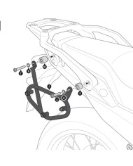 KIT DE FIJACION MALETAS LATERALES Y ALFORJAS SW-MOTECH SLC DERECHO HONDA HTA.01.070.11000