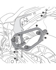KIT DE FIJACION MALETAS LATERALES Y ALFORJAS SW-MOTECH SLC DERECHO YAMAHA HTA.06.593.11000
