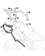 KIT DE FIJACION MALETAS LATERALES Y ALFORJAS SW-MOTECH SLC DERECHO SUZUKI HTA.05.845.11000