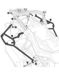 KIT DE FIJACION MALETAS LATERALES Y ALFORJAS SW-MOTECH SLC SUZUKI HTA.05.876.12001