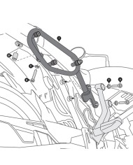KIT DE FIJACION MALETAS LATERALES Y ALFORJAS SW-MOTECH SLC DERECHO KAWASAKI HTA.08.993.11001