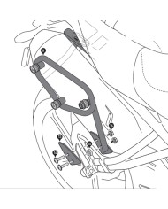 KIT DE FIJACION MALETAS LATERALES Y ALFORJAS SW-MOTECH SLC TRIUMPH HTA.11.901.12000