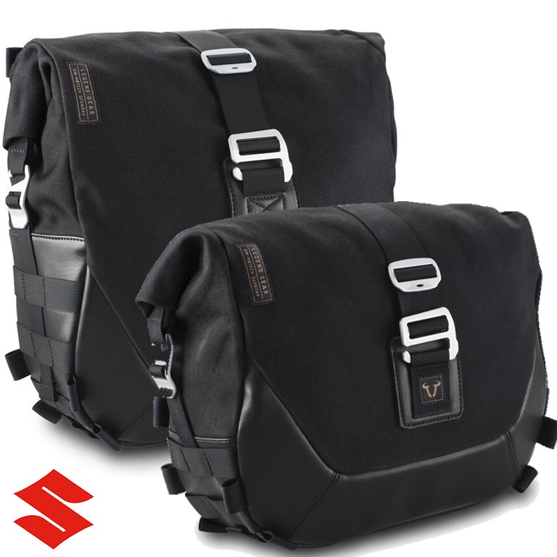PACK SW-MOTECH DE ALFORJAS Y SOPORTES LEGEND GEAR LC2 BLACK EDITION SUZUKI BC.HTA.05.670.20100