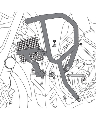 DEFENSAS DE MOTOR SW-MOTECH CRASH BAR SUZUKI SBL.05.908.10000/B