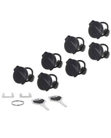 JUEGO DE CERRADURAS SW-MOTECH MALETAS TRAX (7 CERRADURAS + 2 LLAVES) ALK.00.165.16200