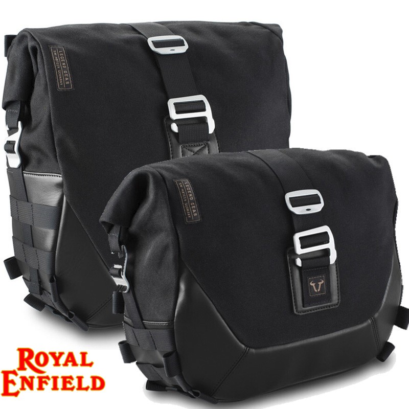 PACK SW-MOTECH DE ALFORJAS Y SOPORTES LEGEND GEAR LC2 BLACK EDITION ROYAL ENFIELD BC.HTA.41.030.20100