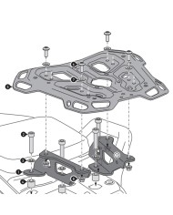 KIT DE FIJACIÓN POSTERIOR SW-MOTECH ADVENTURE-RACK YAMAHA GPT.06.148.19000/B