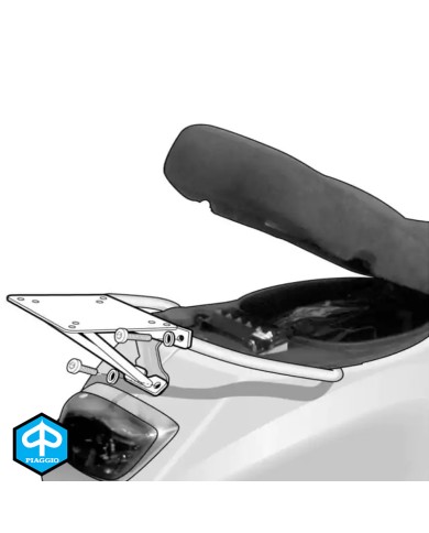 KIT DE FIJACIÓN POSTERIOR SHAD V0LX55ST PIAGGIO LX50/125