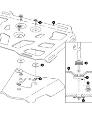 EXTENSION PARA PORTAEQUIPAJE SW-MOTECH ALU-RACK 43X27 CM GPT.00.152.43001/B