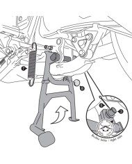 CABALLETE CENTRAL SW-MOTECH HONDA HPS.01.111.10000/B