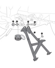 CABALLETE CENTRAL SW-MOTECH HONDA HPS.01.070.10000/B