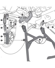 CABALLETE CENTRAL SW-MOTECH YAMAHA HPS.06.522.10000/B