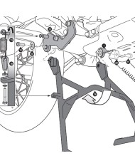 CABALLETE CENTRAL SW-MOTECH YAMAHA HPS.06.799.10002/B