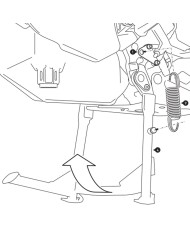 CABALLETE CENTRAL SW-MOTECH DUCATI HPS.22.584.10000/B