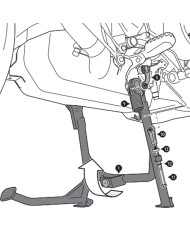 CABALLETE CENTRAL SW-MOTECH DUCATI HPS.22.822.10000/B