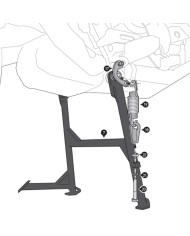 CABALLETE CENTRAL SW-MOTECH DUCATI HPS.22.995.10000/B