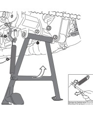 CABALLETE CENTRAL SW-MOTECH TRIUMPH HPS.11.611.10001/B