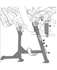 CABALLETE CENTRAL SW-MOTECH TRIUMPH HPS.11.751.10001/B