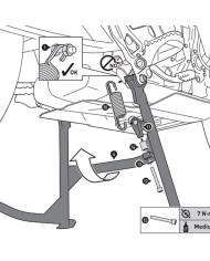 CABALLETE CENTRAL SW-MOTECH KTM HPS.04.521.10001/B