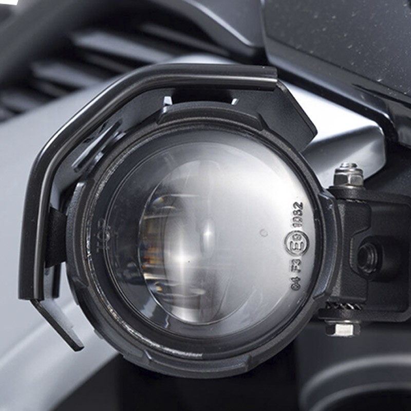 KIT DE PROTECCIONES FAROS ADICIONALES EVO SW-MOTECH NSW.00.490.10500 NEGRO