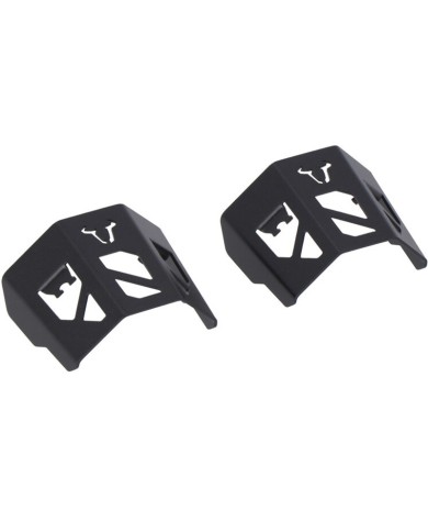 KIT DE PROTECCIONES FAROS ADICIONALES EVO SW-MOTECH NSW.00.490.10500 NEGRO