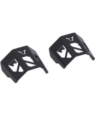 KIT DE PROTECCIONES FAROS ADICIONALES EVO SW-MOTECH NSW.00.490.10500 NEGRO