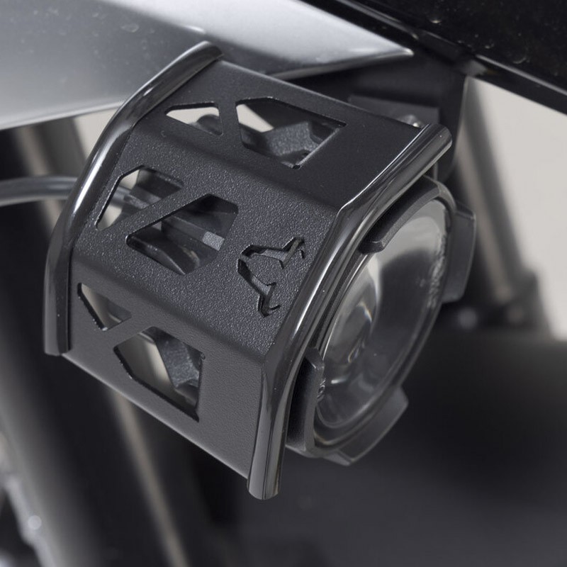 KIT DE PROTECCIONES FAROS ADICIONALES EVO SW-MOTECH NSW.00.490.10500 NEGRO