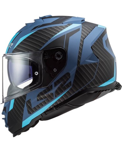 CASCO LS2 STORM II RACER NEGRO MATE/AZUL