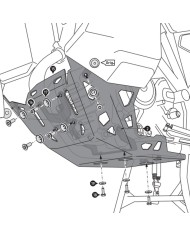 CUBRECARTER SW-MOTECH ENGINE GUARD KTM MSS.04.835.10002/S