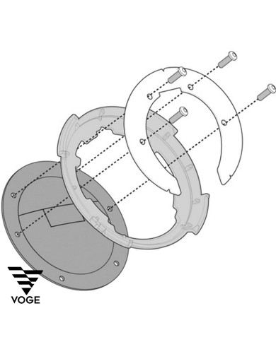 ADAPTADOR GIVI PARA BOLSAS DE DEPOSITO TANKLOCK BF58