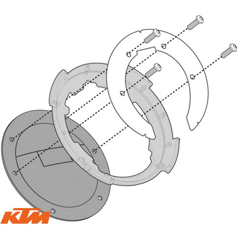 ADAPTADOR GIVI PARA BOLSAS TANKLOCK BF51