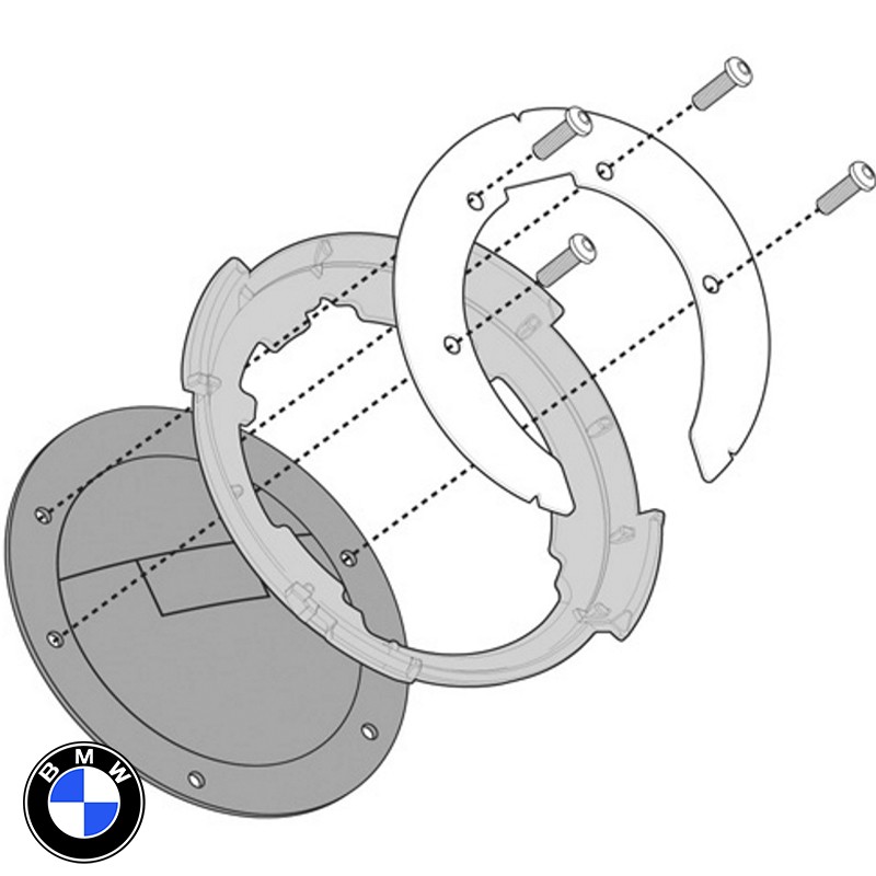 ADAPTADOR GIVI PARA BOLSAS TANKLOCK BF17