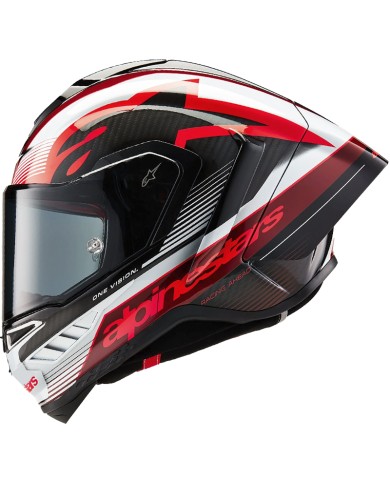 CASCO ALPINESTARS SUPERTECH R10 TEAM NEGRO/ROJO/BLANCO
