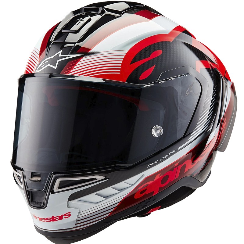 CASCO ALPINESTARS SUPERTECH R10 TEAM NEGRO/ROJO/BLANCO