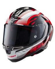 CASCO ALPINESTARS SUPERTECH R10 TEAM NEGRO/ROJO/BLANCO