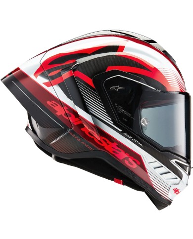 CASCO ALPINESTARS SUPERTECH R10 TEAM NEGRO/ROJO/BLANCO