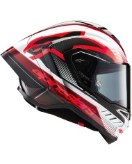 CASCO ALPINESTARS SUPERTECH R10 TEAM NEGRO/ROJO/BLANCO