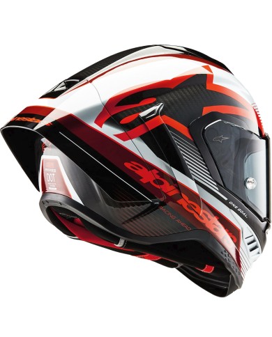 CASCO ALPINESTARS SUPERTECH R10 TEAM NEGRO/ROJO/BLANCO