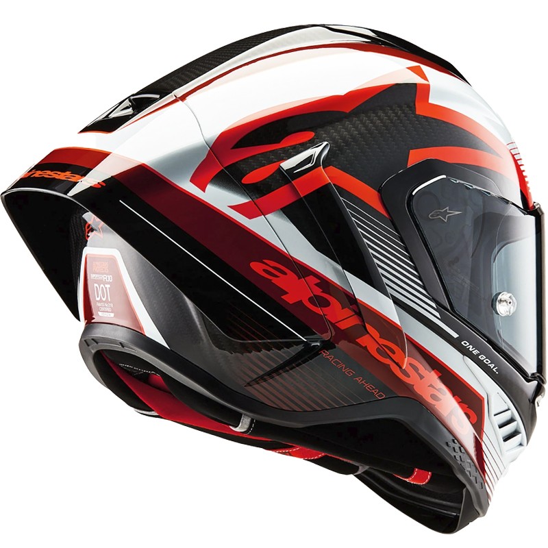 CASCO ALPINESTARS SUPERTECH R10 TEAM NEGRO/ROJO/BLANCO