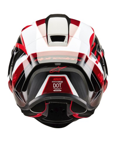 CASCO ALPINESTARS SUPERTECH R10 TEAM NEGRO/ROJO/BLANCO
