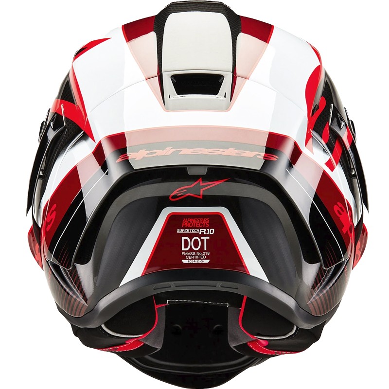 CASCO ALPINESTARS SUPERTECH R10 TEAM NEGRO/ROJO/BLANCO
