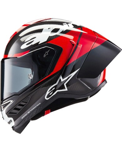 CASCO ALPINESTARS SUPERTECH R10 ELEMENT NEGRO/ROJO/BLANCO