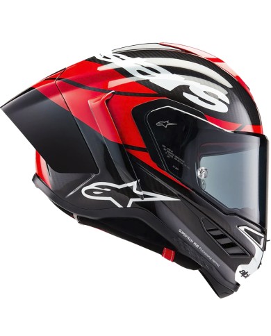 CASCO ALPINESTARS SUPERTECH R10 ELEMENT NEGRO/ROJO/BLANCO