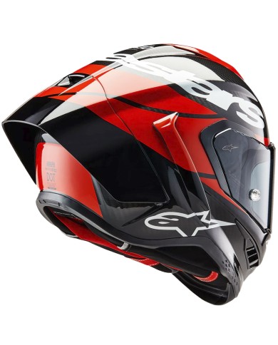CASCO ALPINESTARS SUPERTECH R10 ELEMENT NEGRO/ROJO/BLANCO