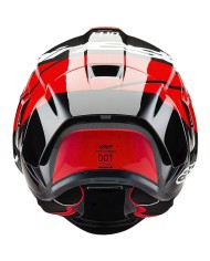 CASCO ALPINESTARS SUPERTECH R10 ELEMENT NEGRO/ROJO/BLANCO