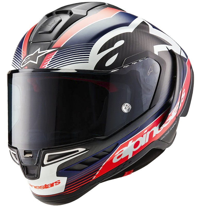 CASCO ALPINESTARS SUPERTECH R10 TEAM NEGRO/BLANCO/AZUL