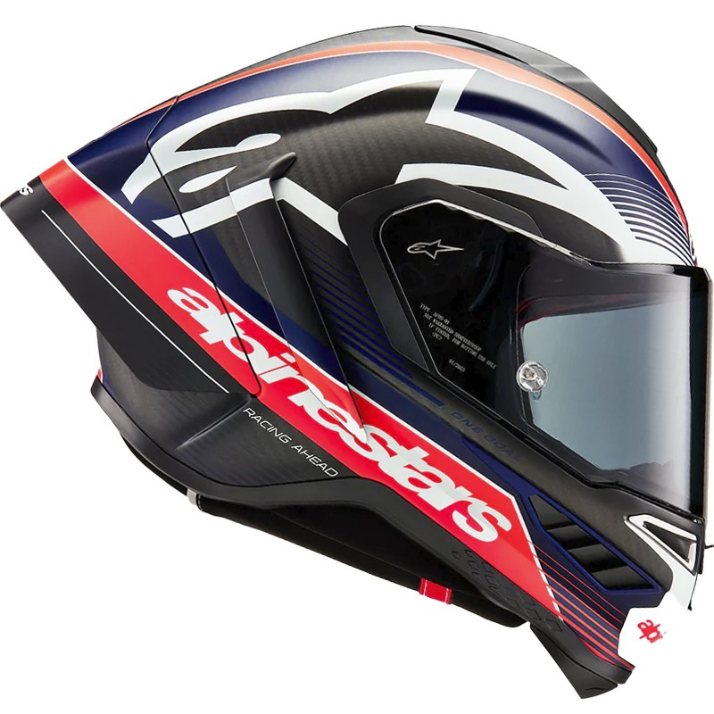 CASCO ALPINESTARS SUPERTECH R10 TEAM NEGRO/BLANCO/AZUL