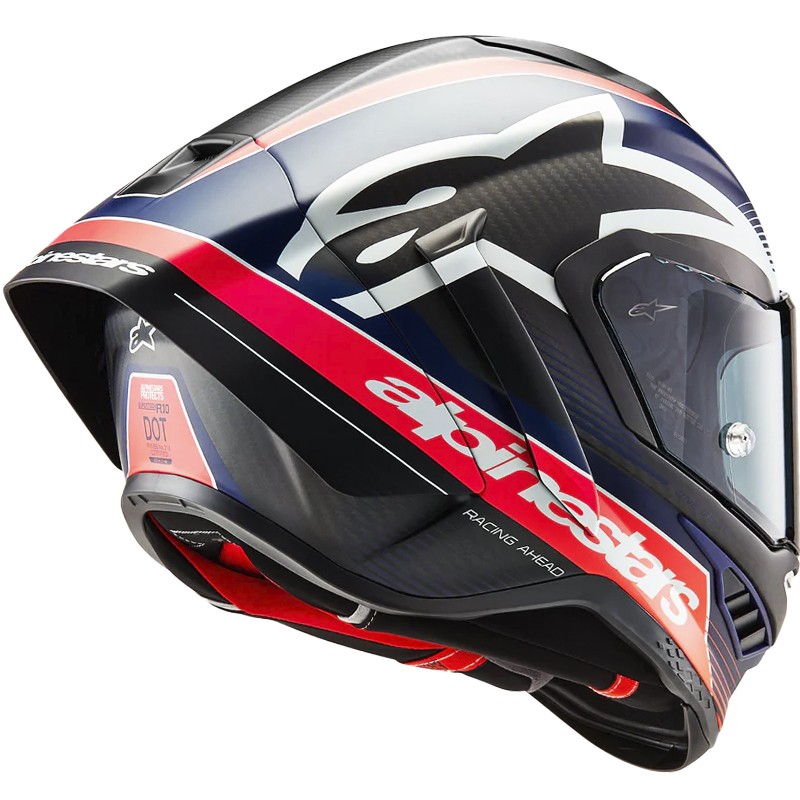 CASCO ALPINESTARS SUPERTECH R10 TEAM NEGRO/BLANCO/AZUL